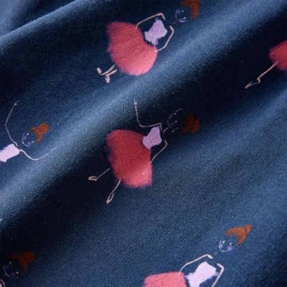 Детска рокля, нейви синьо, 104