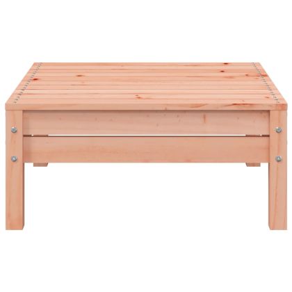 Градински диван с възглавници и табуретка, 2-местен