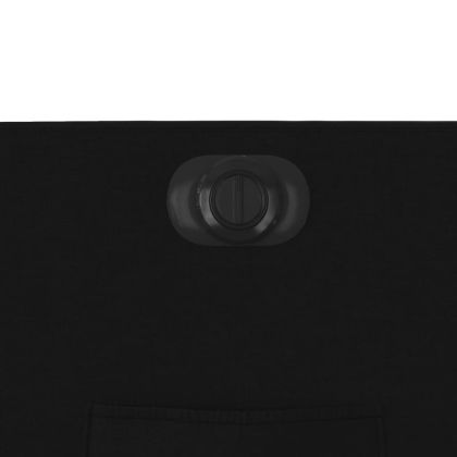 Електрически стол реклайнер, черен, текстил