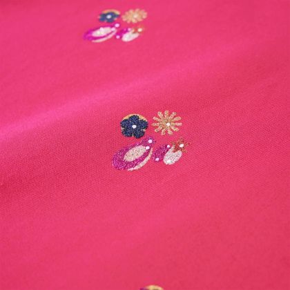 Детски суитшърт, яркоорозов, 116