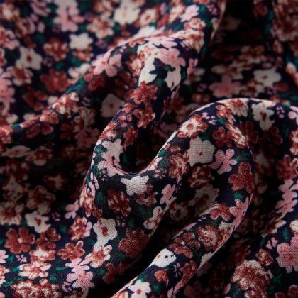 Детска ризка с дълъг ръкав, тъмнорозова, 104