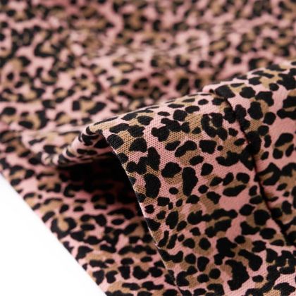 Детска рокля суитшърт, средно розово, 92