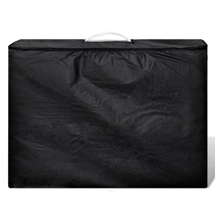 Алуминиева масажна кушетка с 4 зони, цвят: кремаво-бял