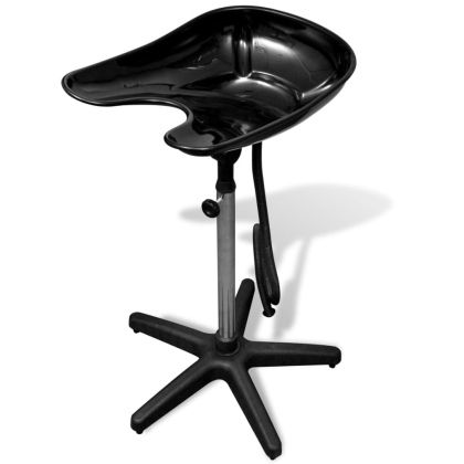 Измивна колона, черна, регулируема