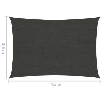 Платно-сенник, 160 г/м², антрацит, 3,5x4,5 м, HDPE