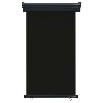 Вертикална тента за балкон, 105x250 см, черна
