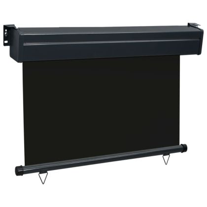 Вертикална тента за балкон, 105x250 см, черна