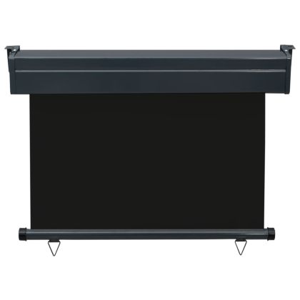Вертикална тента за балкон, 105x250 см, черна