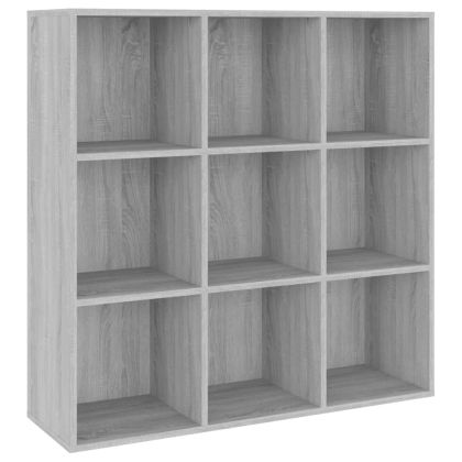 Библиотека, сив сонома, 98x29x97,5 см