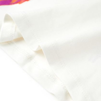 Детска тениска, екрю, 140