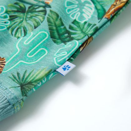 Детски суитшърт, светлозелен меланж, 92