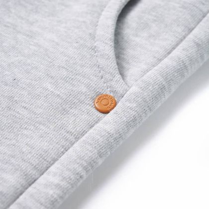 Детски спортен панталон, сив меланж, 104