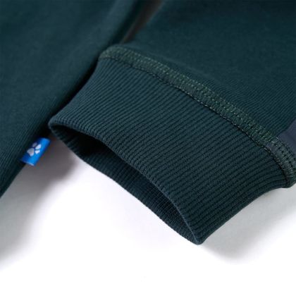 Детски суитшърт, зелен мъх, 140