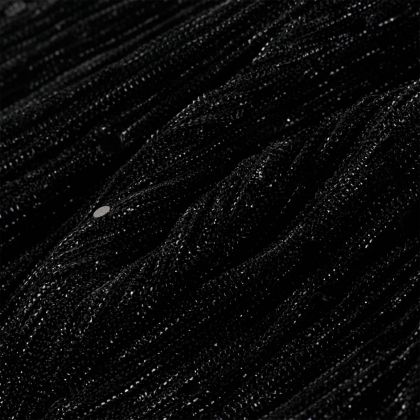 Детска рокля с дълъг ръкав, черна, 128