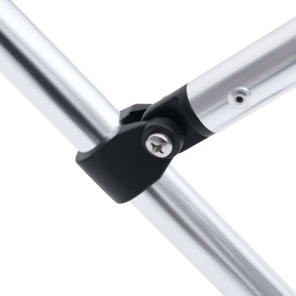 Тента за лодка, 4 дъги, антрацит, 243x(230-244)x137 см