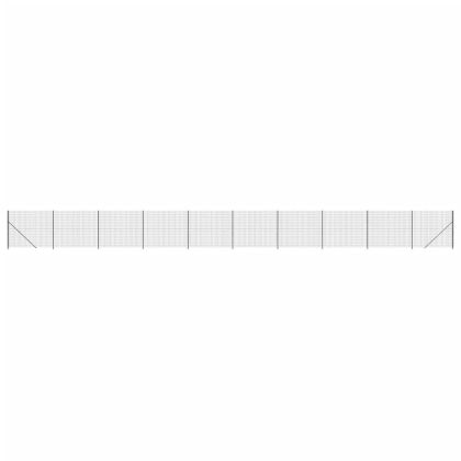 Ограда от телена мрежа с фланец, антрацит, 2,2x25 м