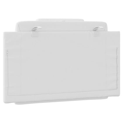 Мека табла за легло Viana, бяла, 90 см, изкуствена кожа