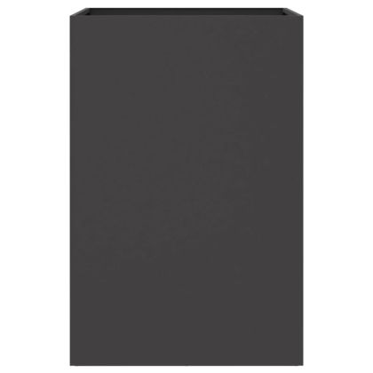 Кашпа, черна, 52x48x75 см, стомана