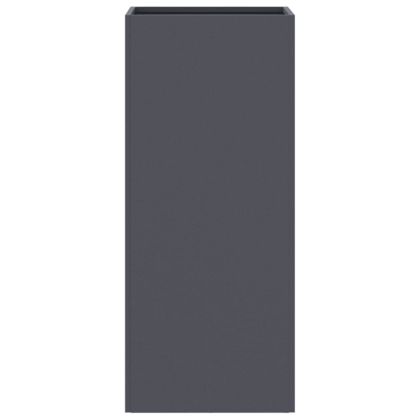 Кашпа, антрацит, 32x29x75 см, стомана