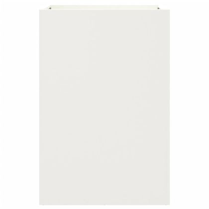 Кашпа, бяла, 52x48x75 см, стомана