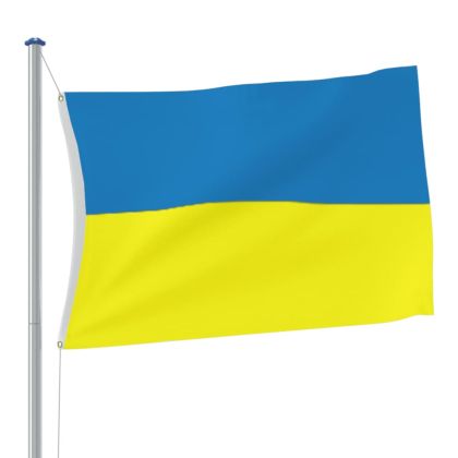 Знаме на Украйна с месингови втулки 90x150 см