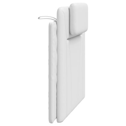 Мека табла за легло Viana, бяла, 100 см, изкуствена кожа