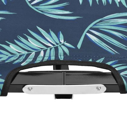 Двуместен сгъваем шезлонг, на листа, стомана