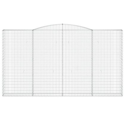 Габионни кошници арка 7 бр 400x30x220/240 см поцинковано желязо