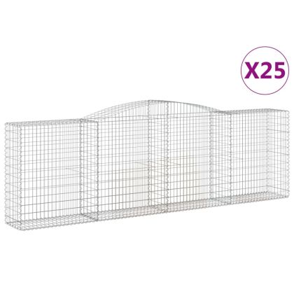 Габионни кошници арка 25 бр 400x50x120/140см поцинковано желязо