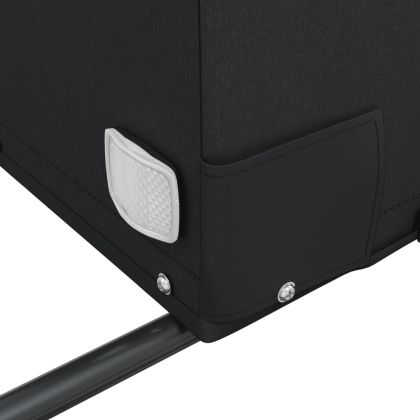 Ремарке за велосипед, черно, 30 кг, желязо