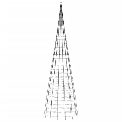LED коледна елха 3000 LED студено бяло 800 см