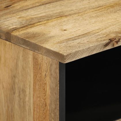 Нощно шкафче, 40x33x46 см, масивно мангово дърво