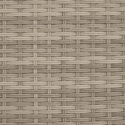 2-местен външен диван с навес и табуретки светлосив полиратан