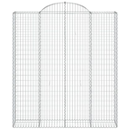 Габионни кошници арка 9 бр 200x50x220/240 см поцинковано желязо