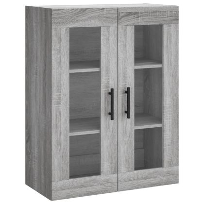 Стенен шкаф сив сонома 69,5x34x90 см