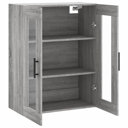 Стенен шкаф сив сонома 69,5x34x90 см