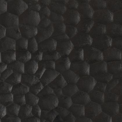 ТВ шкаф, черен, 80x33x46 см, мангово дърво масив