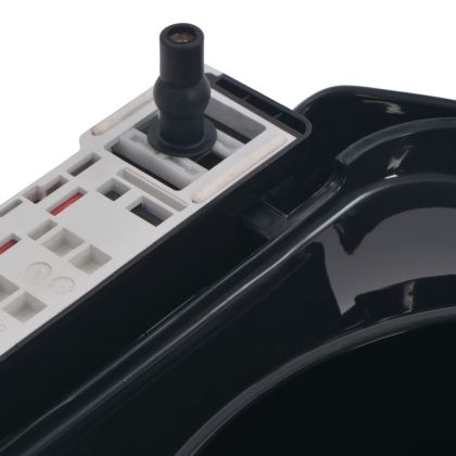 Тоалетна седалка, плавно затваряне, бърз монтаж/демонтаж, черна