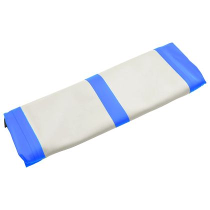 Надуваем дюшек за гимнастика с помпа, 800x100x15 см, PVC, син