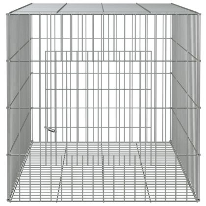 Клетка за зайци, 78x54x54 см, поцинковано желязо
