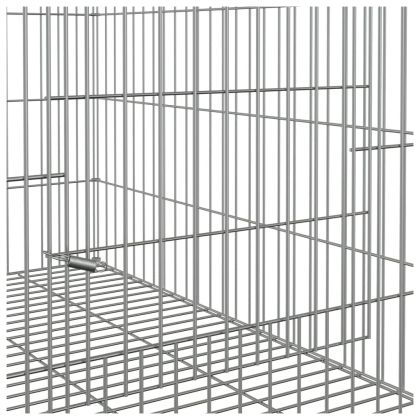 Клетка за зайци, 78x54x54 см, поцинковано желязо
