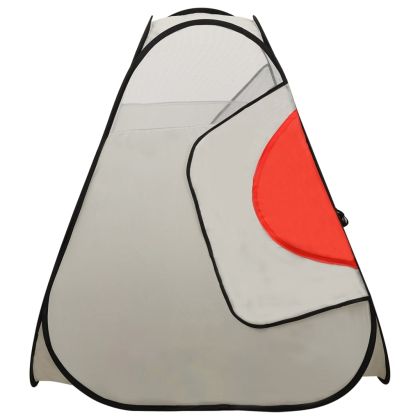 Детска палатка за игра слонче, с 250 топки, сива, 174x86x101 см