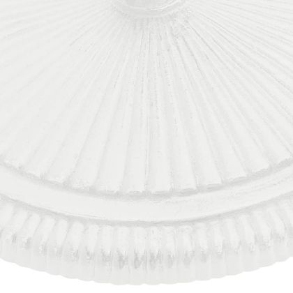 Основа за чадър, бяла, 45x45x30 см, чугун