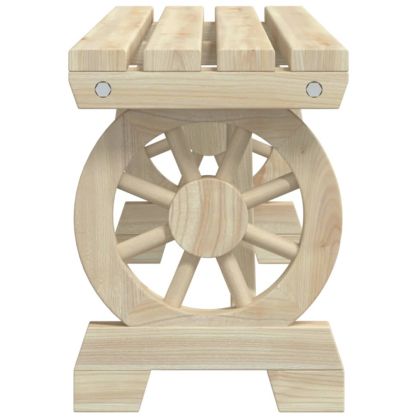 Градинска пейка, 115 см, масивна ела