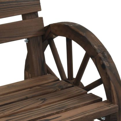 Градински стол 58x58x78,5 см масивно чамово дърво