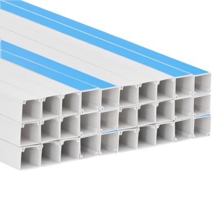 Кабелен канал самозалепващ 20x10 мм 30 м PVC