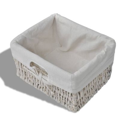 Стенен рафт, бял, 60x23,5x33 см, дърво от пауловния