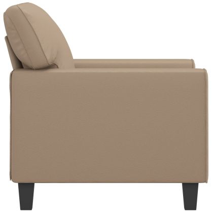 Кресло, капучино, 60 см, изкуствена кожа