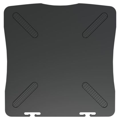 Поставка за монитор, черна, 33,5x34x10,5 см