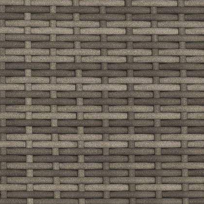 Шезлонги, 2 бр. с маса, сиви, полиратан